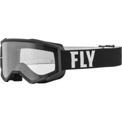 Masque FLY RACING Focus Noir/Blanc Enfant