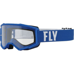 Masque FLY RACING Focus Bleu/Blanc Enfant