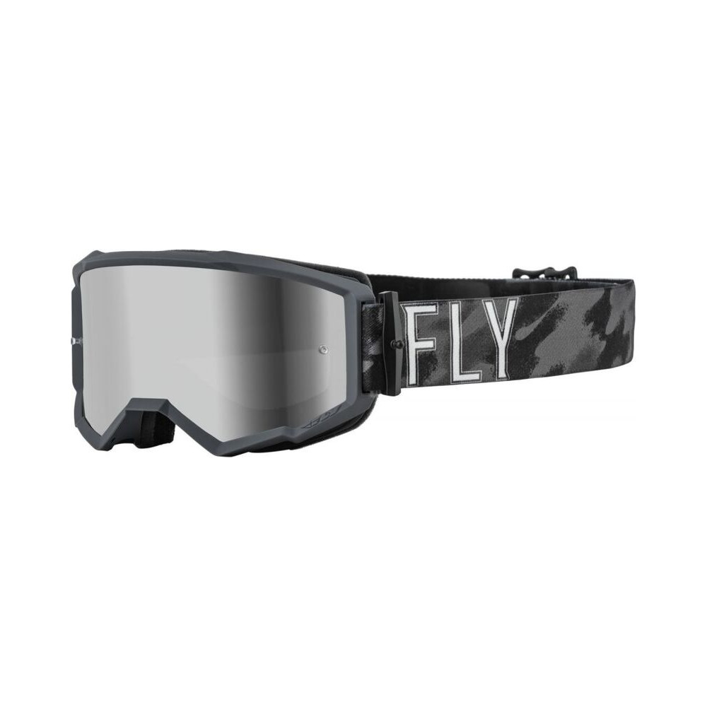 FLY RACING Zone S.E. Tactic Goggle Camo W/ Silver Mirror/Smoke Lens