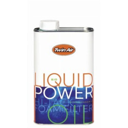 Huile pour filtre à air TWIN AIR Bio Liquid Power Foam biodégradable - Bidon 1 L