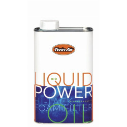TWIN AIR Bio Liquid Power Foam Filter Oil - Can 1L
