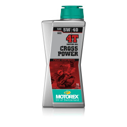 Huile moteur MOTOREX Cross Power 4T - 5W40 1L
