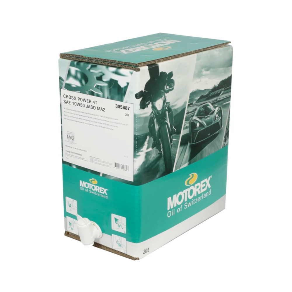 MOTOREX Cross Power 4T Motor Oil - 10W50 20L